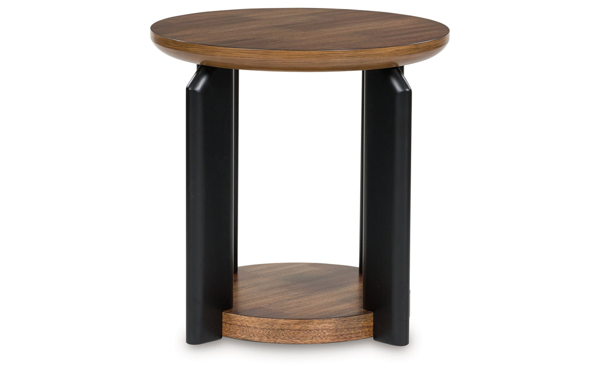 Kraeburn Brown/Black End Table from Ashley Furniture - Luna Furniture