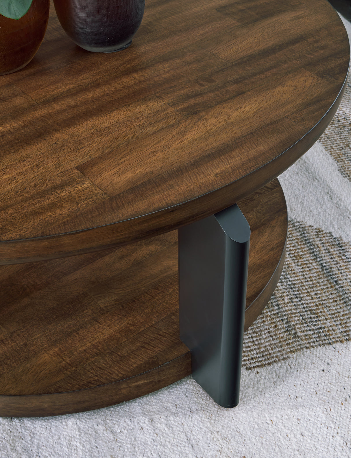 Kraeburn Brown/Black Coffee Table from Ashley - Luna Furniture