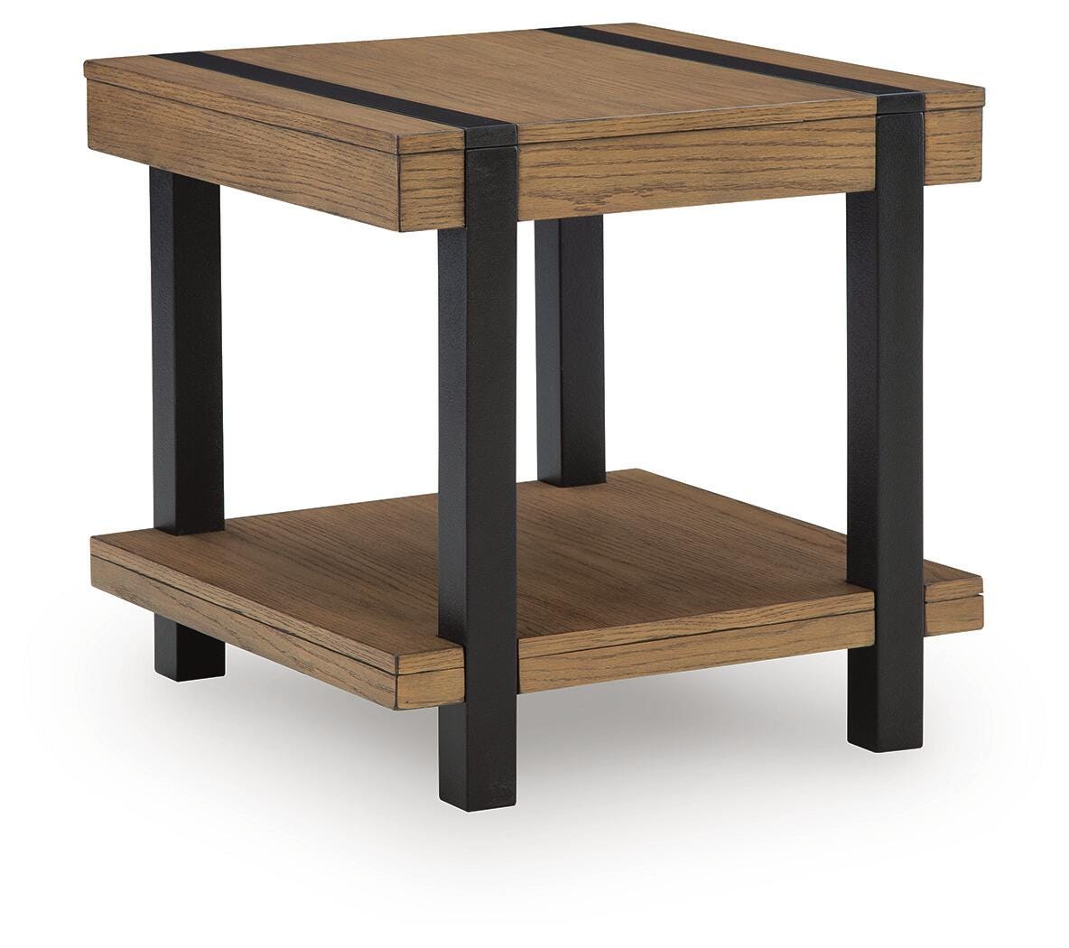 Jorannti Medium Brown Square End Table from Ashley - Luna Furniture