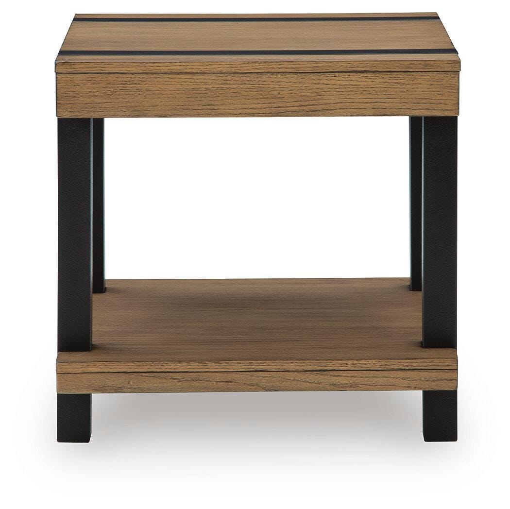 Jorannti Medium Brown Square End Table from Ashley - Luna Furniture
