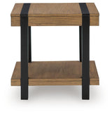 Jorannti Medium Brown Square End Table from Ashley - Luna Furniture