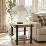 Jorannti Medium Brown Square End Table from Ashley - Luna Furniture