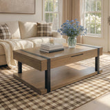 Jorannti Medium Brown Lift-Top Coffee Table from Ashley - Luna Furniture