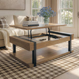 Jorannti Medium Brown Lift-Top Coffee Table from Ashley - Luna Furniture