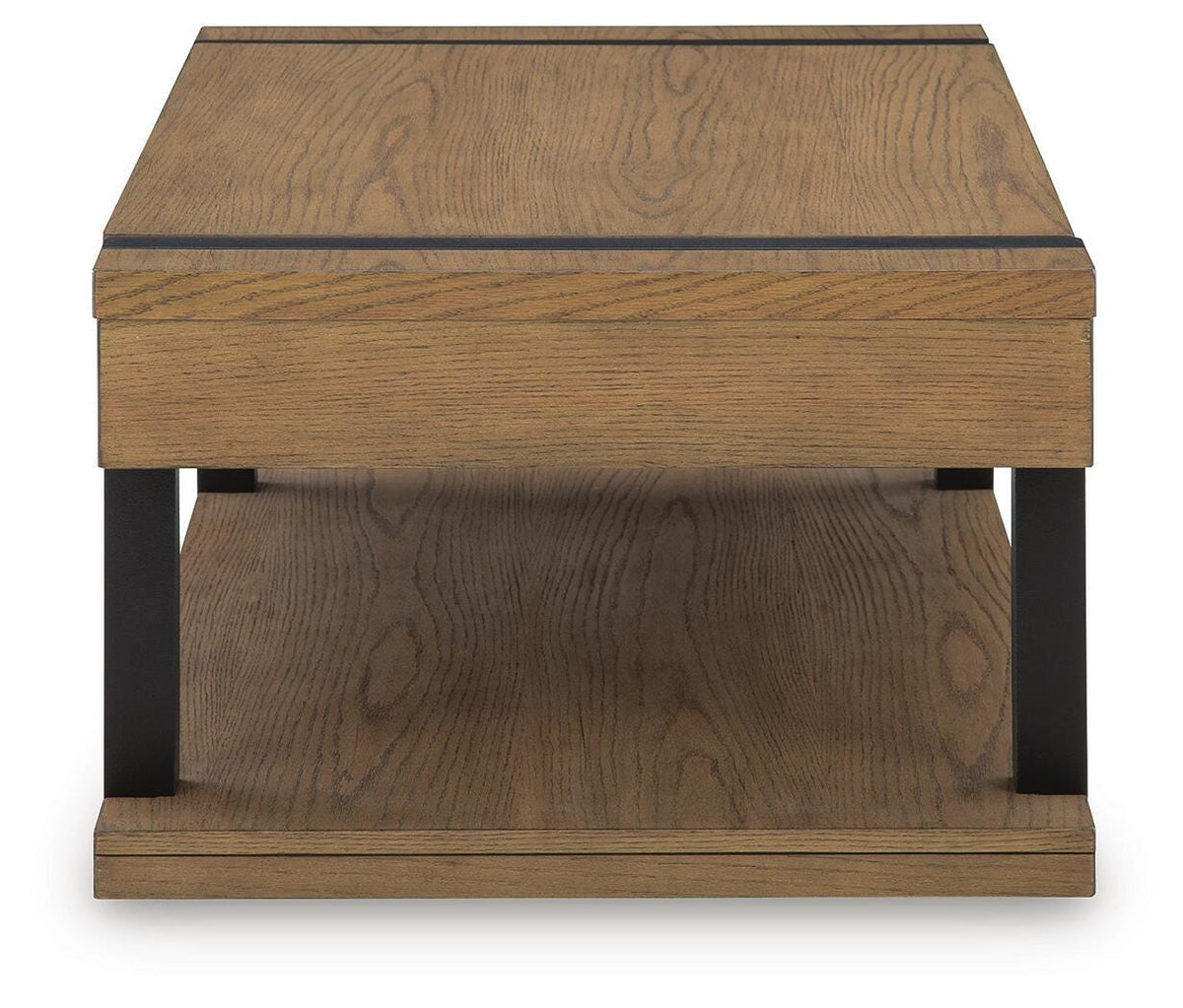 Jorannti Medium Brown Lift-Top Coffee Table from Ashley - Luna Furniture