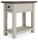 Bolanburg Two-tone Chairside End Table from Ashley - Luna Furniture