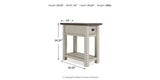 Bolanburg 2 End Tables in Two-tone from Ashley Furniture - Luna Furniture