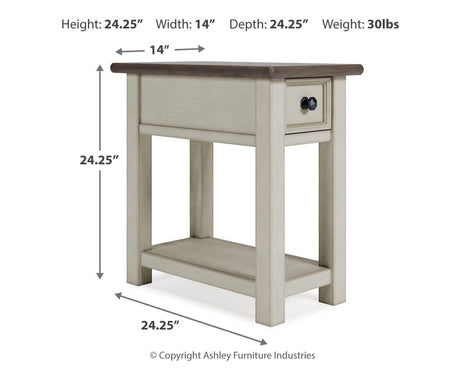Bolanburg Two-tone Chairside End Table from Ashley Furniture - Luna Furniture