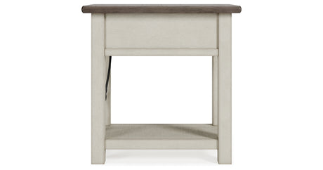 Bolanburg Two-tone Chairside End Table from Ashley - Luna Furniture