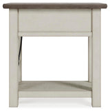 Bolanburg Two-tone Chairside End Table from Ashley - Luna Furniture