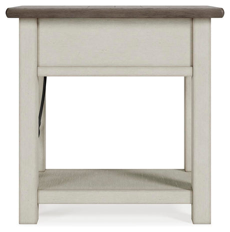 Bolanburg Two-tone Chairside End Table from Ashley Furniture - Luna Furniture