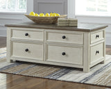 Bolanburg Coffee Table with 2 End Tables in Two-tone from Ashley Furniture - Luna Furniture