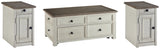 Bolanburg Coffee Table with 2 End Tables in Two-tone from Ashley Furniture - Luna Furniture