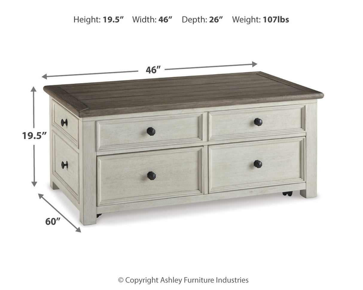 Bolanburg Coffee Table with 2 End Tables in Two-tone from Ashley Furniture - Luna Furniture