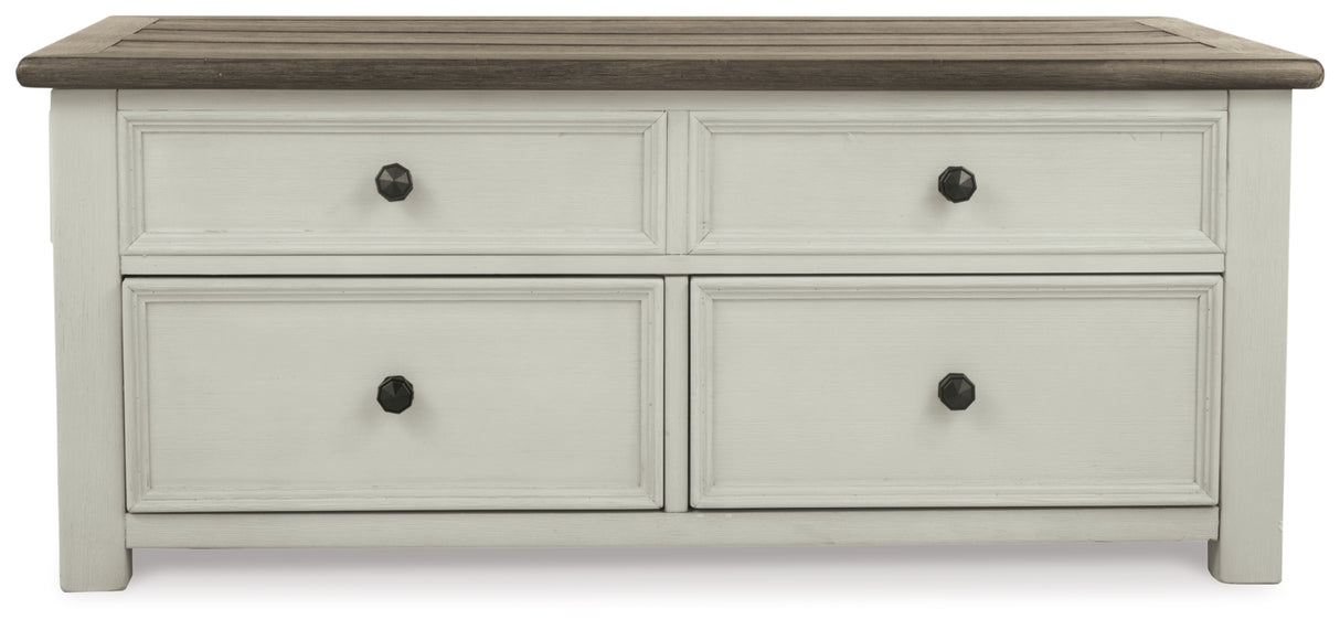 Bolanburg Two-tone Coffee Table with Lift Top from Ashley Furniture - Luna Furniture