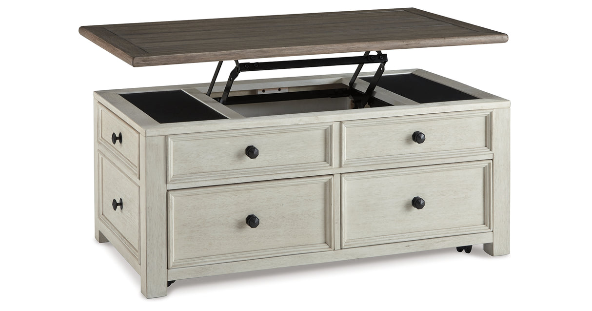Bolanburg Two-tone Coffee Table with Lift Top from Ashley Furniture - Luna Furniture