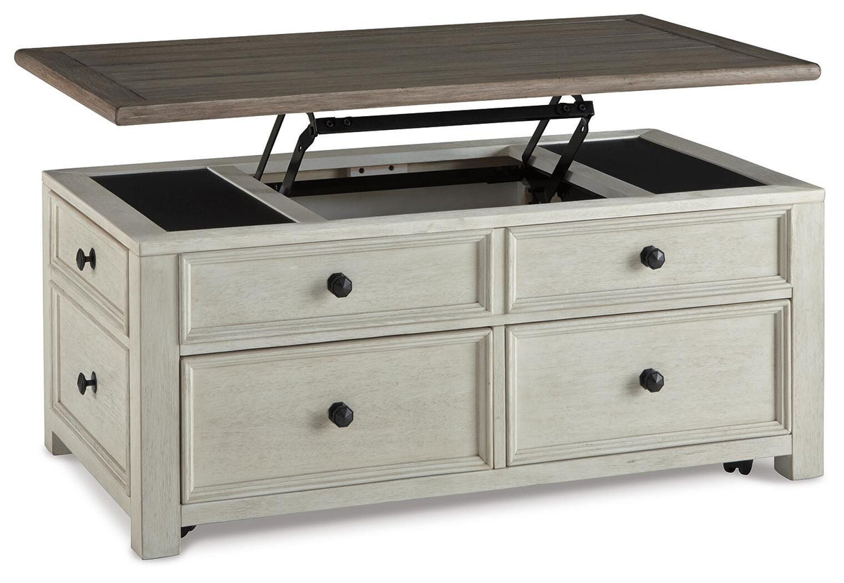Bolanburg Two-tone Coffee Table with Lift Top from Ashley Furniture - Luna Furniture