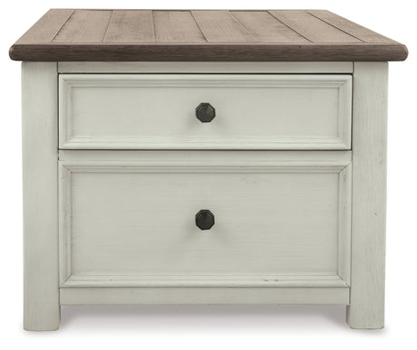 Bolanburg Two-tone Coffee Table with End Table and Chairside End Table from Ashley - Luna Furniture