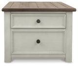 Bolanburg Two-tone Coffee Table with Lift Top from Ashley Furniture - Luna Furniture
