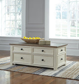 Bolanburg Two-tone Coffee Table and 2 End Tables from Ashley Furniture - Luna Furniture