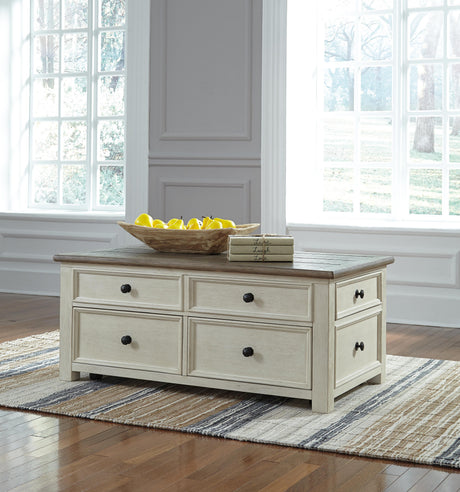 Bolanburg Two-tone Coffee Table and 2 End Tables from Ashley Furniture - Luna Furniture