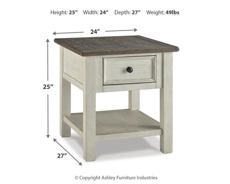 Bolanburg Two-tone End Table from Ashley Furniture - Luna Furniture