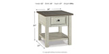 Bolanburg Two-tone End Table from Ashley - Luna Furniture