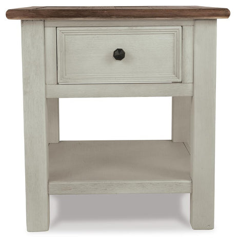 Bolanburg Two-tone Coffee Table with End Table and Chairside End Table from Ashley Furniture - Luna Furniture