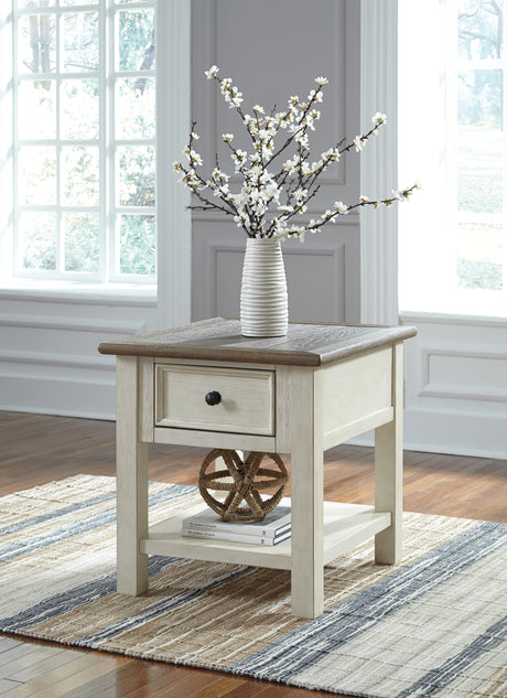 Bolanburg Two-tone End Table from Ashley - Luna Furniture