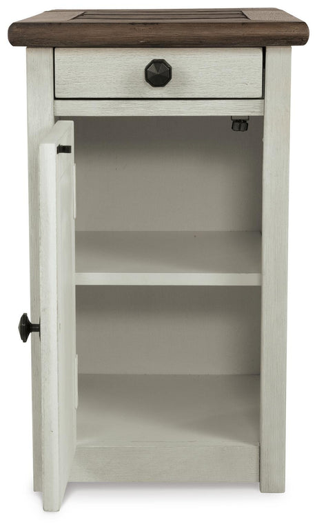 Bolanburg Two-tone Coffee Table with End Table and Chairside End Table from Ashley Furniture - Luna Furniture