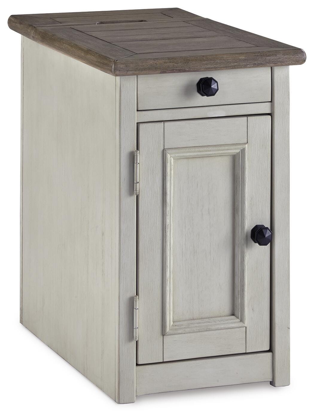 Bolanburg Two-tone Coffee Table and 2 Chairside End Tables with Console from Ashley Furniture - Luna Furniture