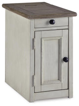 Bolanburg Two-tone Coffee Table and 2 Chairside End Tables with Console from Ashley Furniture - Luna Furniture