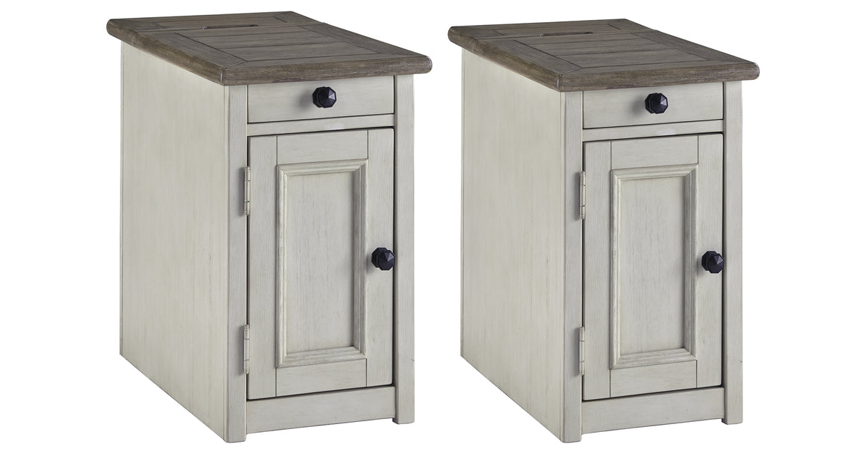 Bolanburg 2 End Tables in Two-tone from Ashley Furniture - Luna Furniture