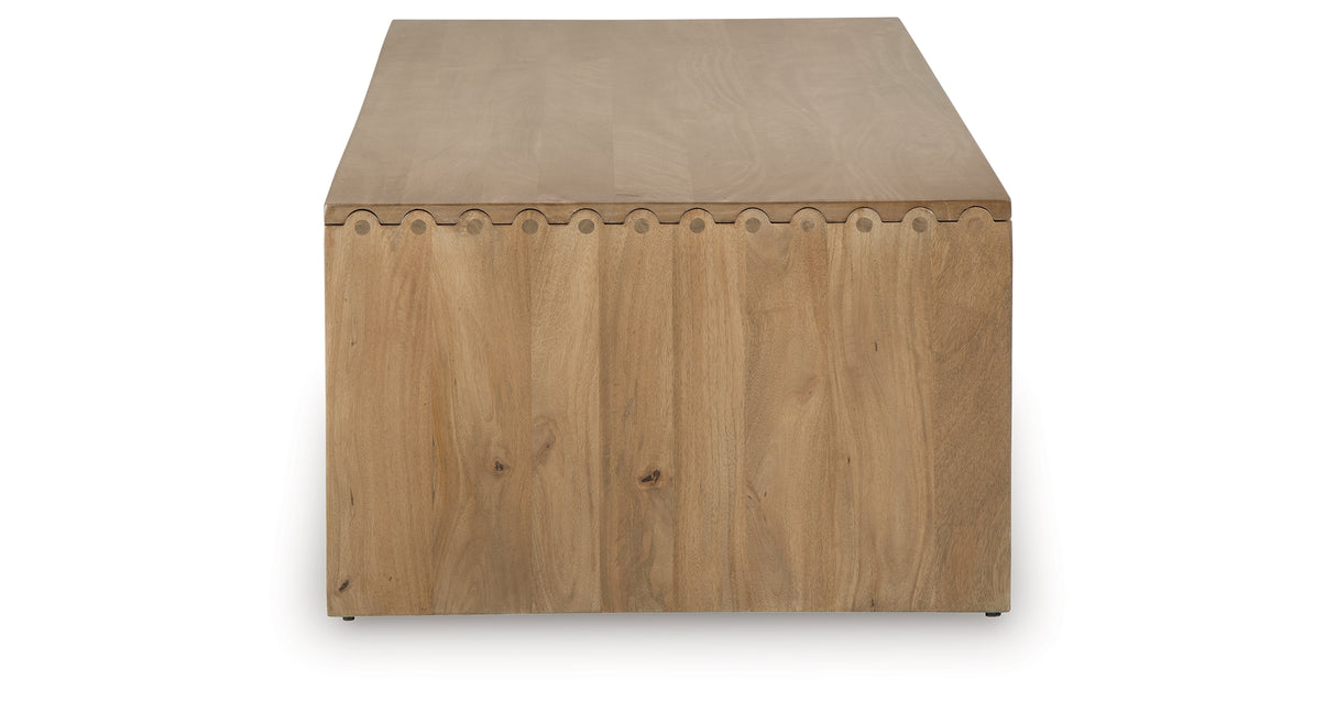 Ella Grove Rich Brown Coffee Table from Ashley Furniture - Luna Furniture