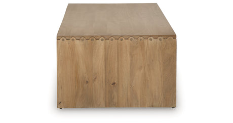 Ella Grove Rich Brown Coffee Table from Ashley - Luna Furniture