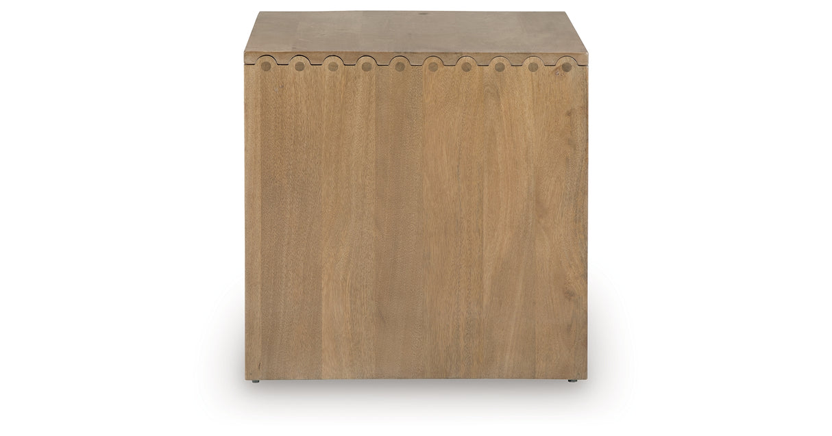 Ella Grove Rich Brown End Table from Ashley - Luna Furniture