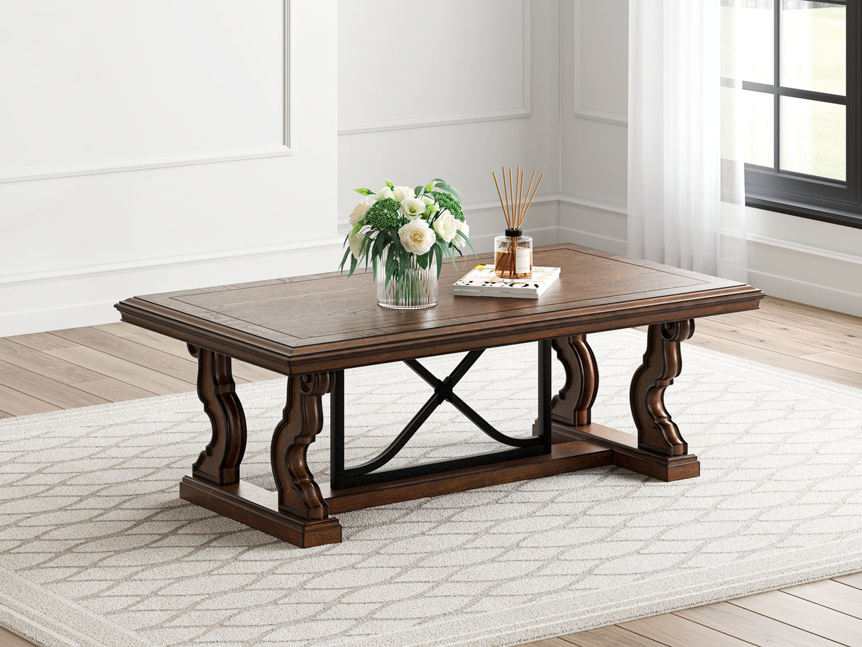Maylee Dark Brown Coffee Table from Ashley - Luna Furniture