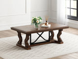 Maylee Dark Brown Coffee Table from Ashley - Luna Furniture