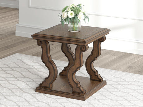 Maylee Dark Brown End Table from Ashley - Luna Furniture