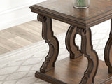 Maylee Dark Brown End Table from Ashley Furniture - Luna Furniture