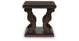 Maylee Dark Brown Coffee Table and 2 End Tables from Ashley - Luna Furniture