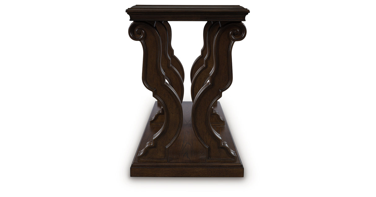 Maylee Dark Brown Sofa Table from Ashley Furniture - Luna Furniture