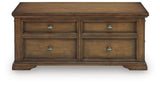 Channley Brown Lift-Top Coffee Table from Ashley - Luna Furniture