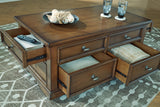 Channley Brown Lift-Top Coffee Table from Ashley - Luna Furniture
