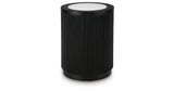 Grayman Black End Table from Ashley - Luna Furniture