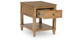 Sharlance Light Brown End Table from Ashley - Luna Furniture