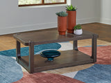 Breckington Dark Brown Coffee Table from Ashley - Luna Furniture