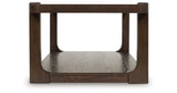 Breckington Dark Brown Coffee Table from Ashley - Luna Furniture