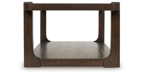 Breckington Dark Brown Coffee Table from Ashley - Luna Furniture