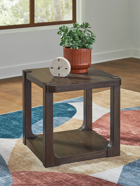 Breckington Dark Brown End Table from Ashley - Luna Furniture